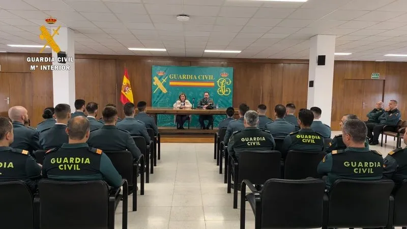Presentación de los quince nuevos Guardias Civiles que se incorporan a Salamanca 