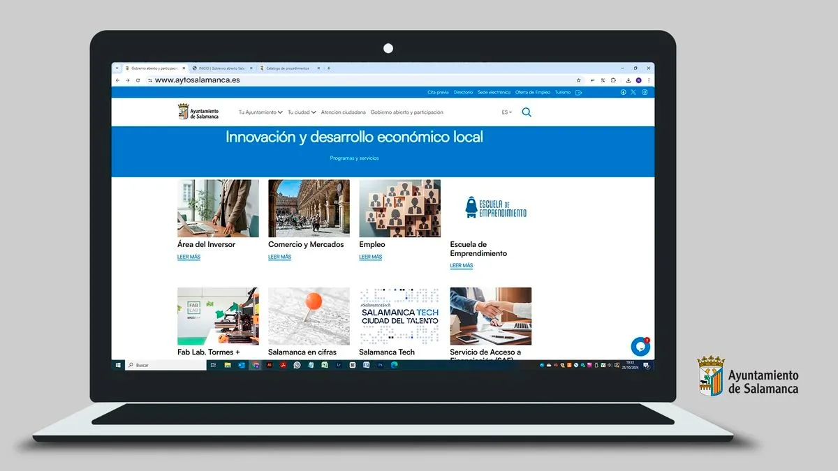 La nueva página web del Ayuntamiento pretende facilitar la navegación y el acceso a la información para los ciudadanos