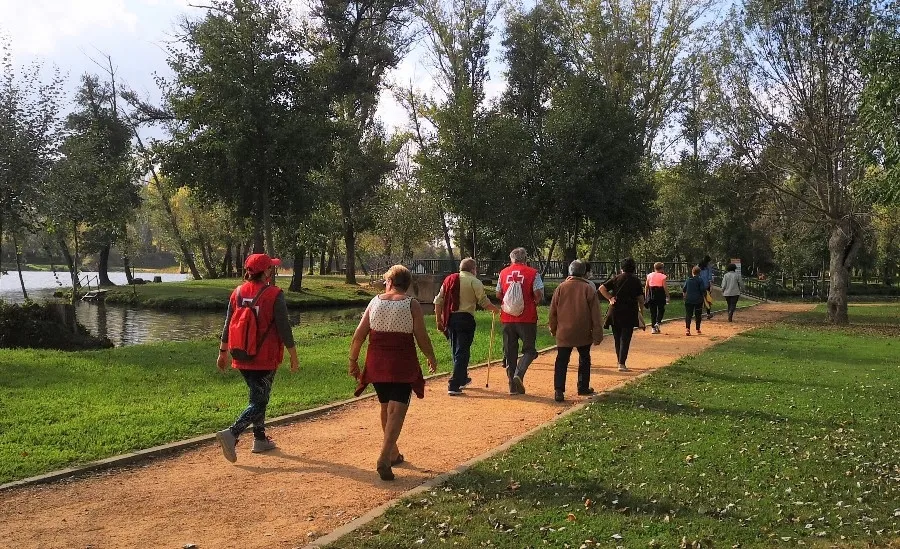 Foto 2 - Cruz Roja retoma sus paseos saludables y las sesiones de psicomotricidad