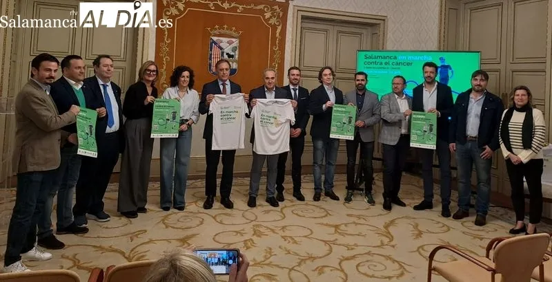 Presentación de la X Marcha contra el cáncer de Salamanca. Foto de Víctor Jiménez