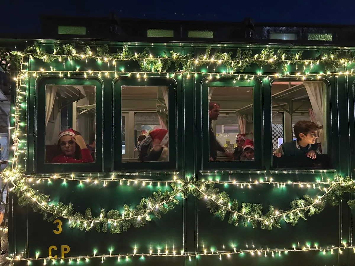 El Tren Histórico do Vouga realiza viajes especiales por Navidad entre Aveiro y Águeda (Portugal) 