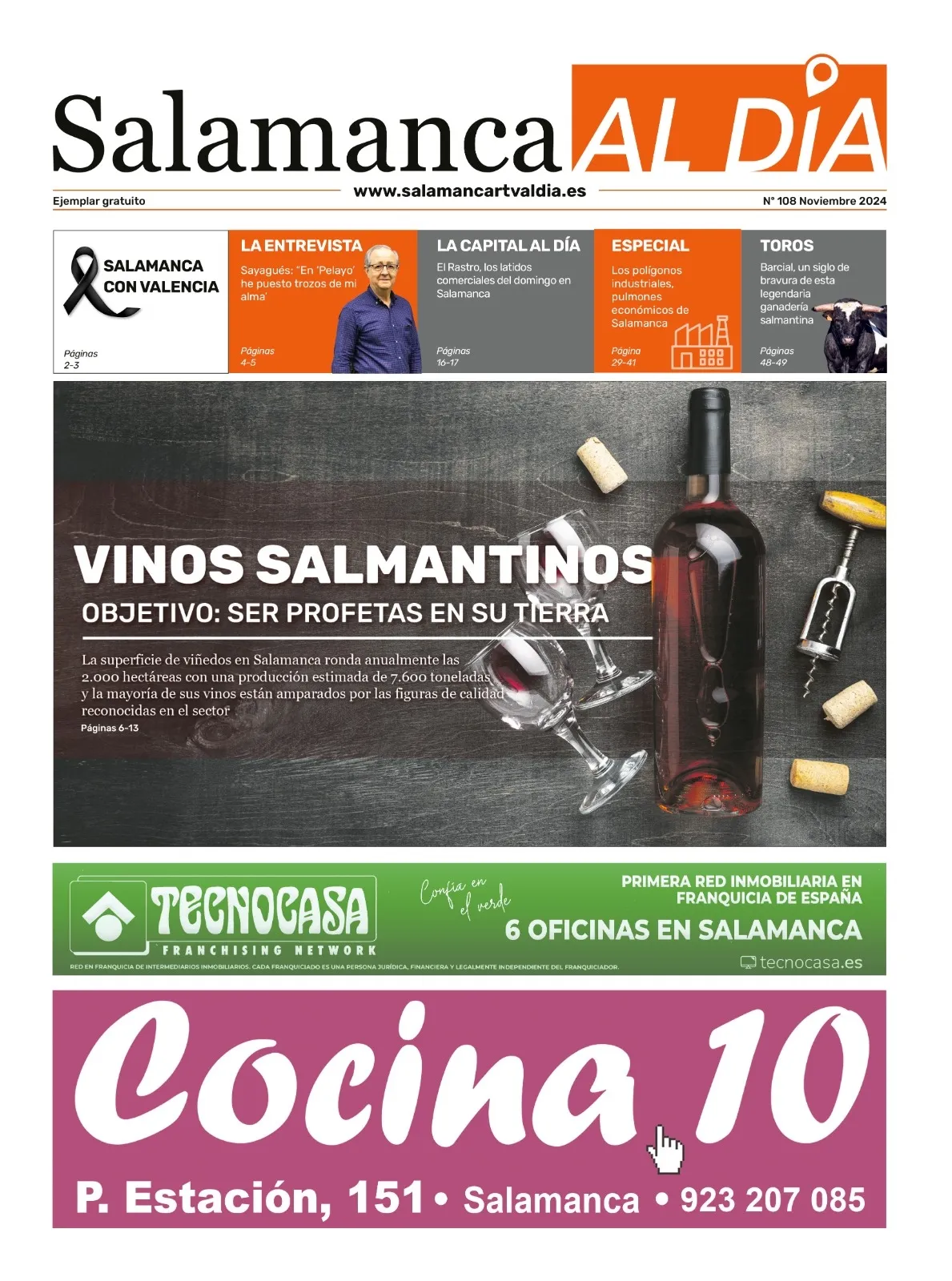 Foto 2 - Sale a la calle el n&uacute;mero de noviembre del peri&oacute;dico de papel SALAMANCA AL D&Iacute;A