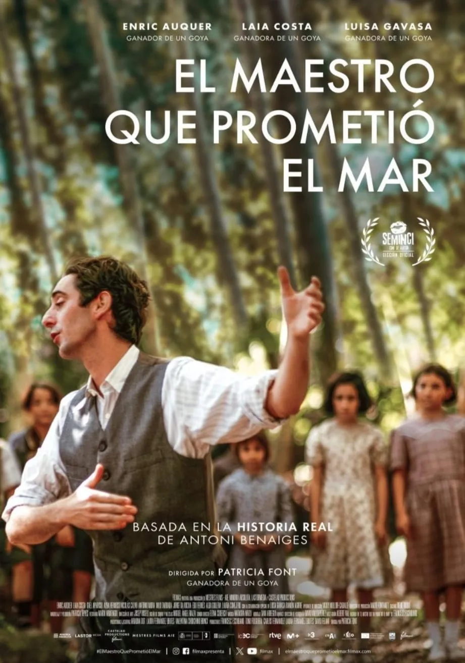 Cartel de la película 'El maestro que prometió el mar' 