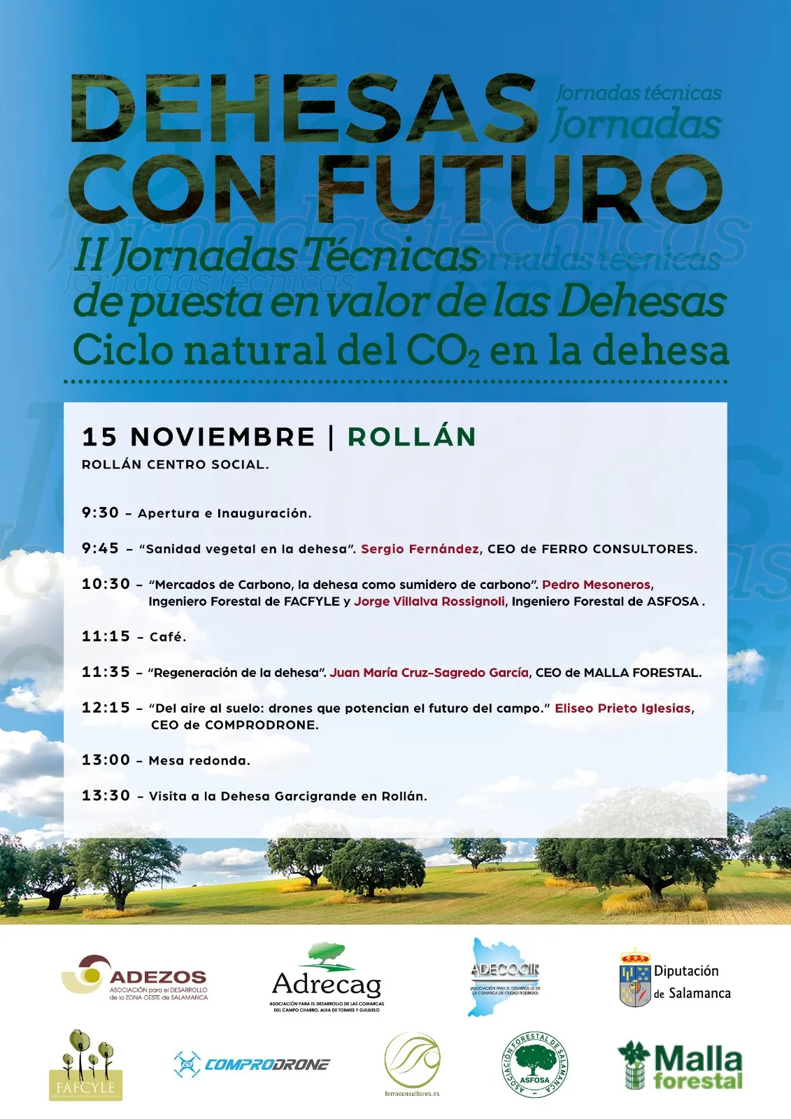 Imagen de la primera cita de estas Jornadas técnicas sobre la dehesa celebrada días atrás en Ledesma / CORRAL 