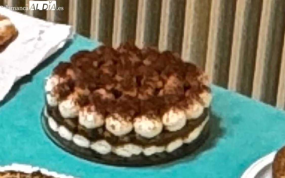 Tarta ganadora de la categoría 'Mejor presentada' realizada por Puri Moro Briones