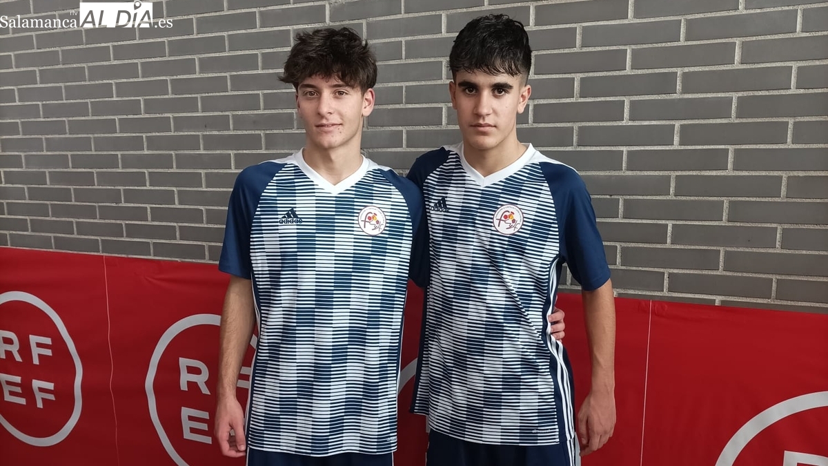 Diego Petisco y Miguel Ángel Pérez, representantes de la comarca de Vitigudino en el Campeonato de España de fútbol sala en Galicia