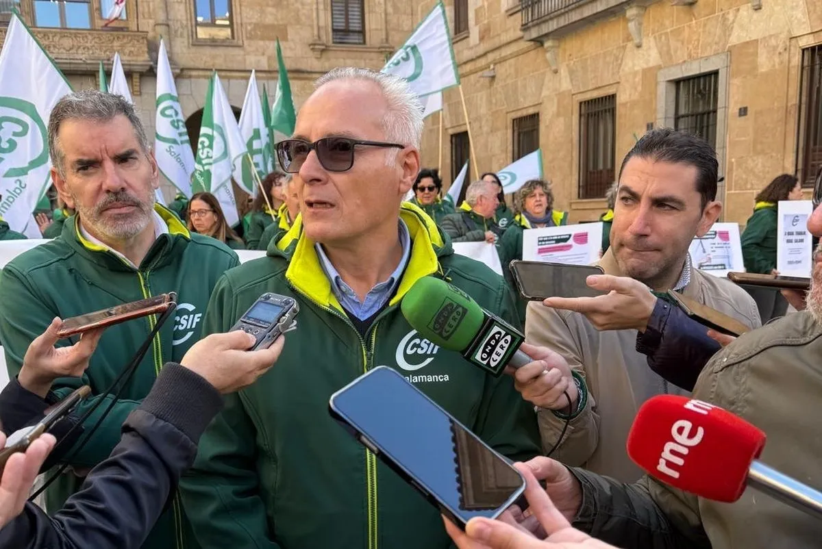 Federico Martín, presidente provincial de CSIF Salamanca. Foto de @CSIF_UACyL