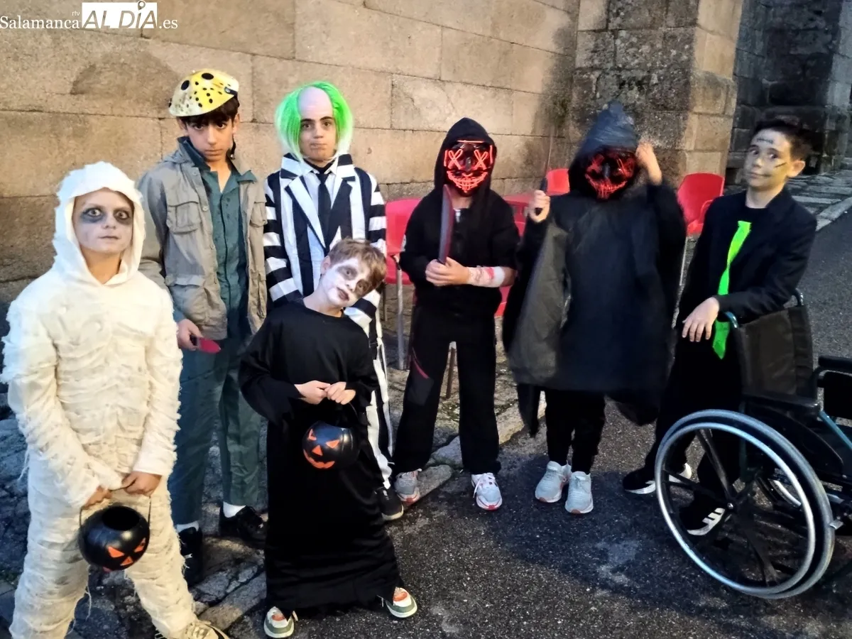Celebración de la fiesta de Halloween en Mieza