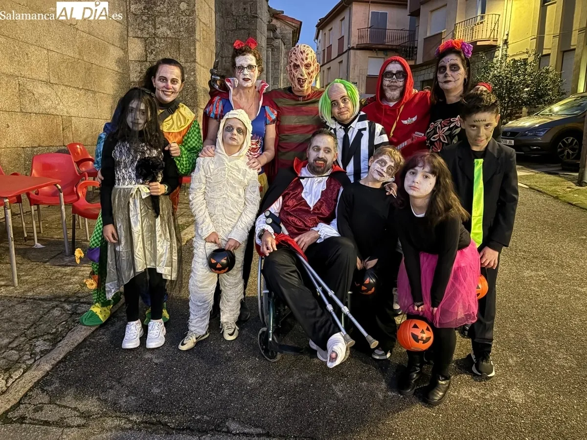 Celebración de la fiesta de Halloween en Mieza