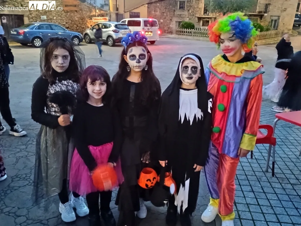 Celebración de la fiesta de Halloween en Mieza