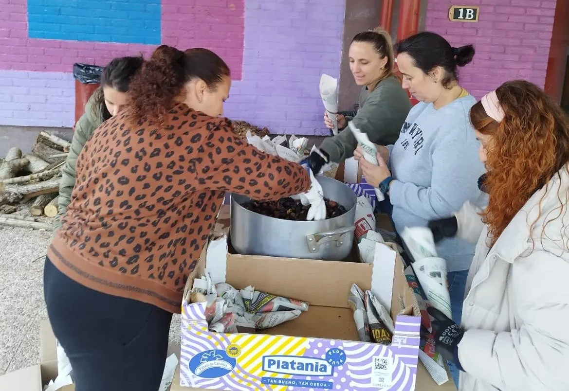 Foto 3 - El Colegio Mir&oacute;briga celebra su cl&aacute;sica casta&ntilde;ada con toques musicales