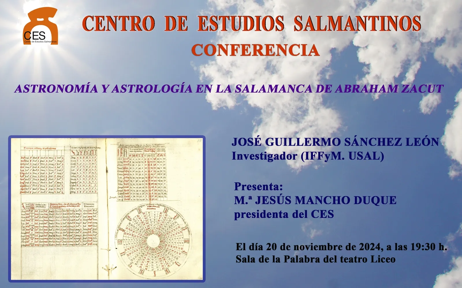 Foto 2 - Nueva actividad cultural gratuita del Centro de Estudios Salmantinos este mi&eacute;rcoles