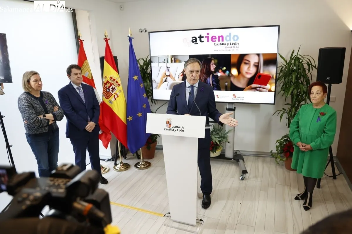 Inauguración en Salamanca del nuevo Centro de Atención a Víctimas de Agresiones Sexuales ‘Atiendo’. Foto de David Sañudo