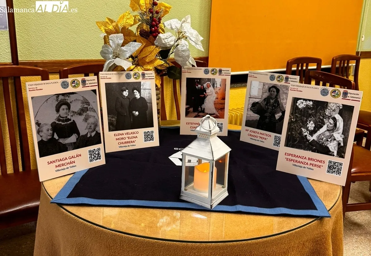 Pósters dedicados por el programa Provincia Creativa a las cinco mujeres que dejaron huella en Villavieja 