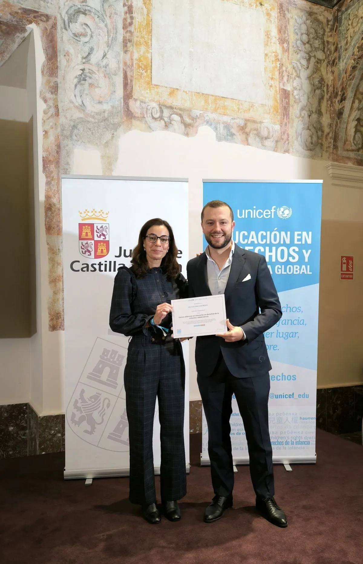 El colegio San Juan Bosco de Salamanca ha recibido el máximo reconocimiento de UNICEF como Centro Referente en Derechos de la Infancia