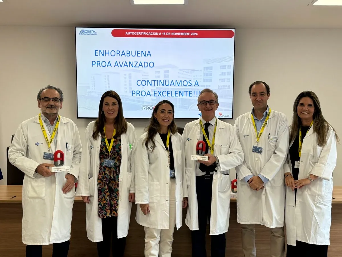 Premios en el Hospital de Salamanca, en la Semana Mundial de Concientización sobre la Resistencia a los Antimicrobianos