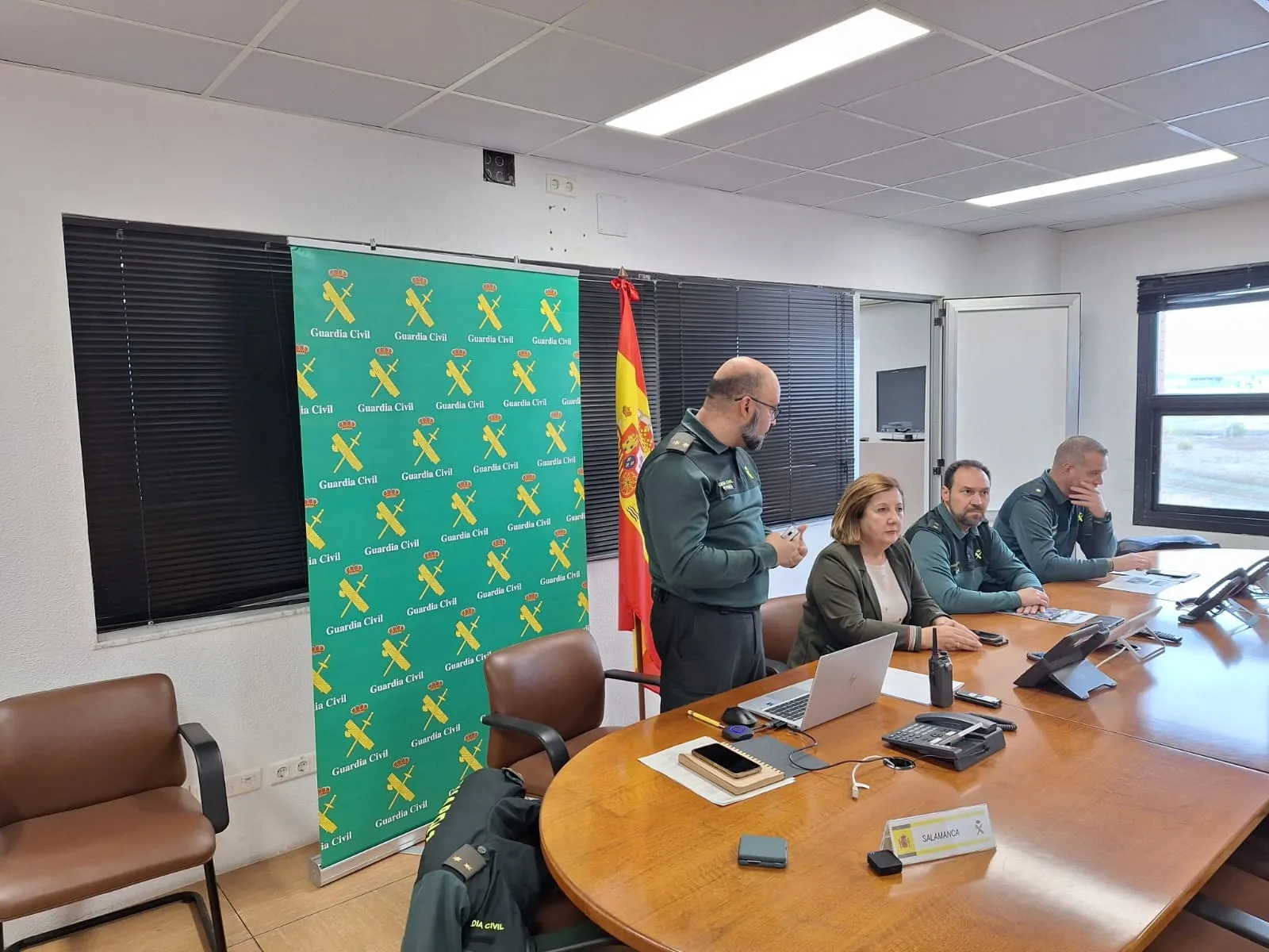 Sala de crisis y órgano de dirección en Salamanca