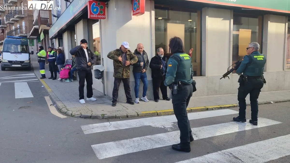 Simulacro de la Guardia Civil en Vitigudino / CORRAL