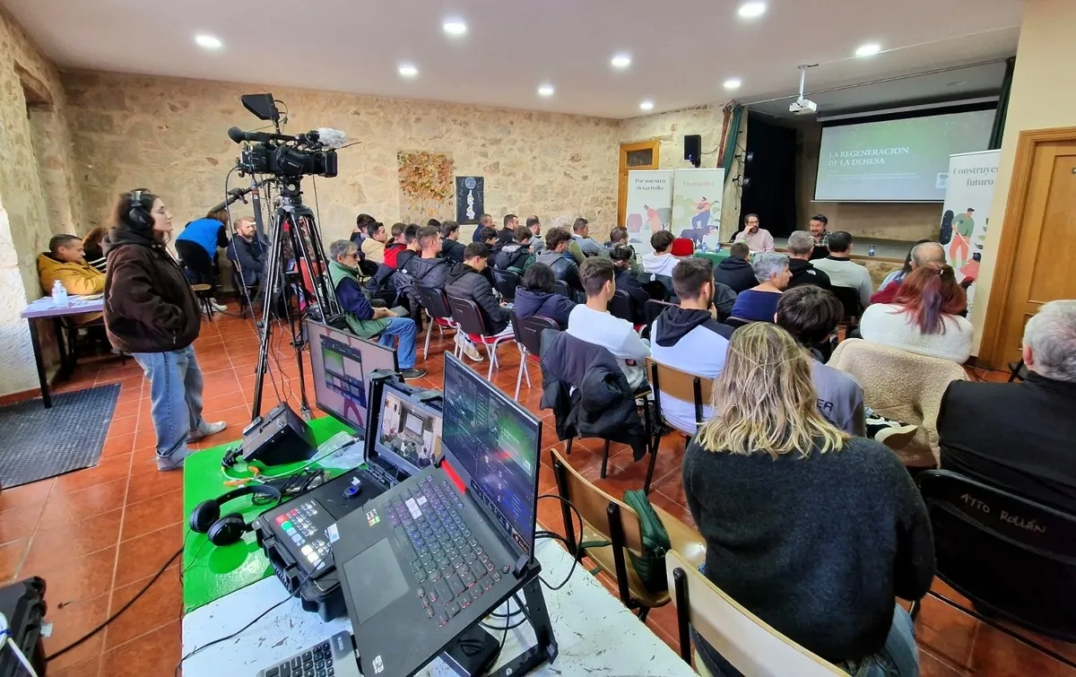 Segunda de las Jornadas Técnicas 'Dehesas con futuro' celebrada este viernes en Rollán