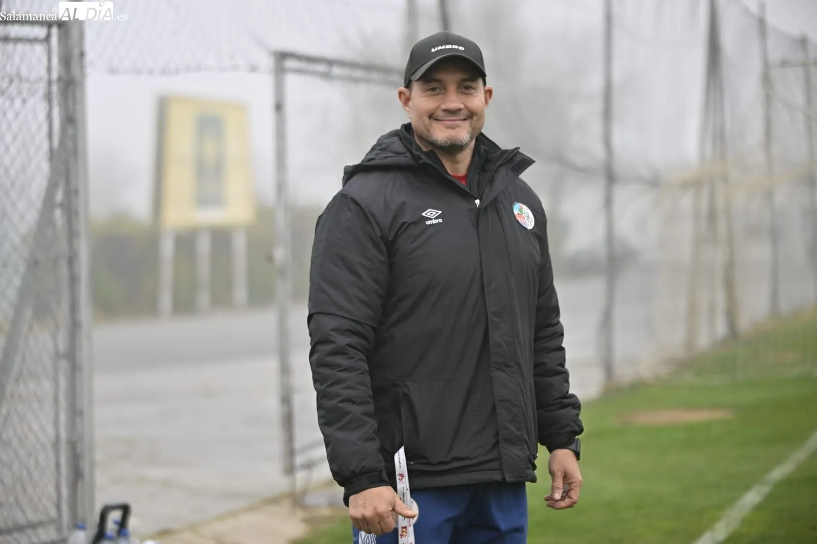 Hugo Parra, en un entrenamiento del Salamanca UDS / Fotos: SALAMANCArtv AL DÍA