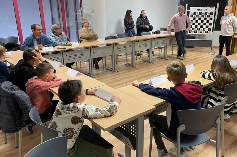 Arranca el curso de ajedrez en el CDS. Foto Ángel Lillo