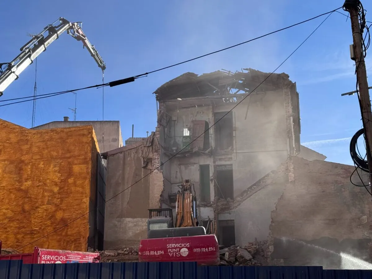 Demolición del Palacete de la avenida de Italia