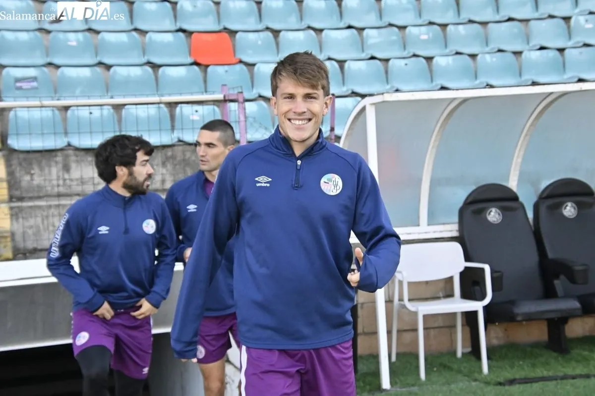 Entrenamiento del Salamanca UDS realizado este martes en el estadio Helmántico