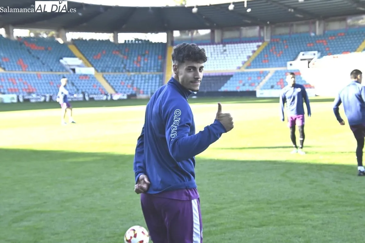 Entrenamiento del Salamanca UDS realizado este martes en el estadio Helmántico