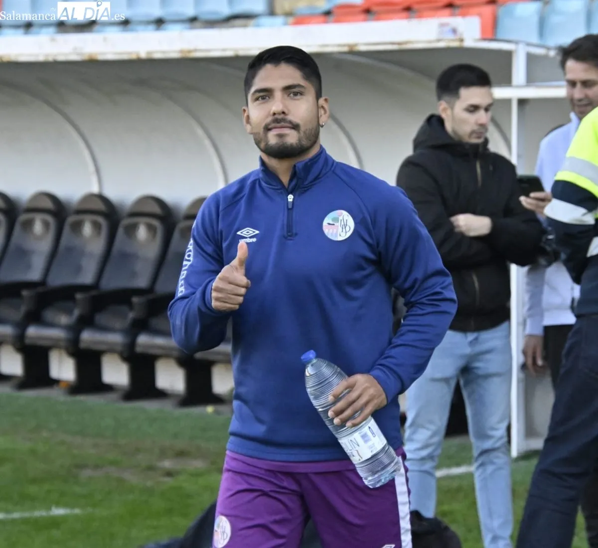 Entrenamiento del Salamanca UDS realizado este martes en el estadio Helmántico
