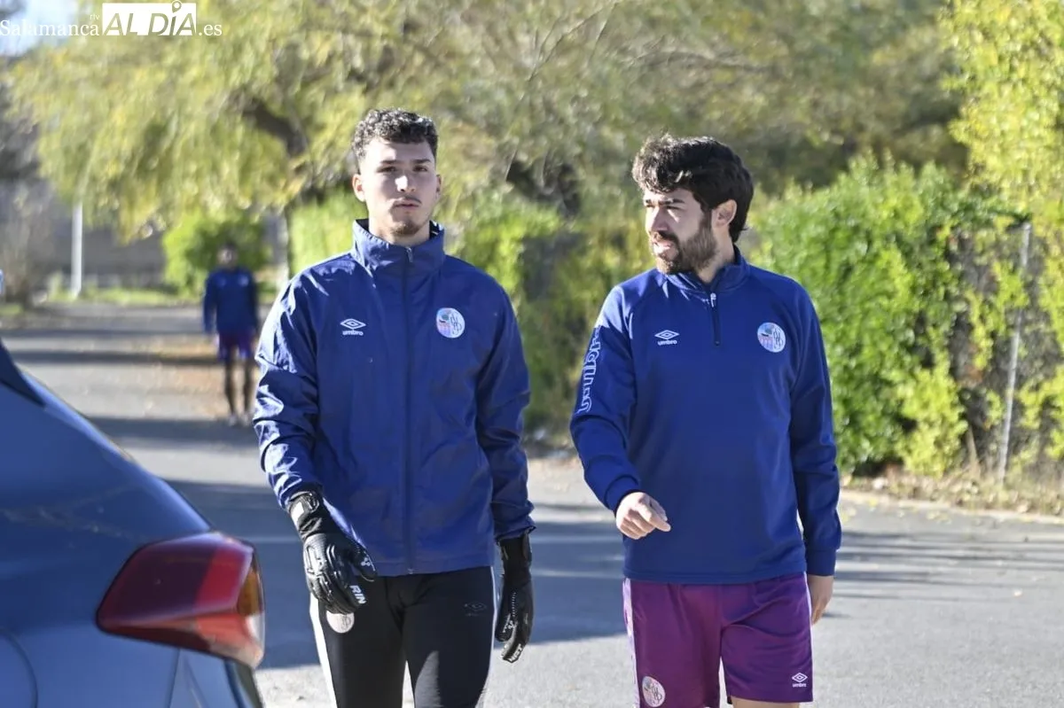 Entrenamiento del Salamanca UDS de este miércoles en el Anexo