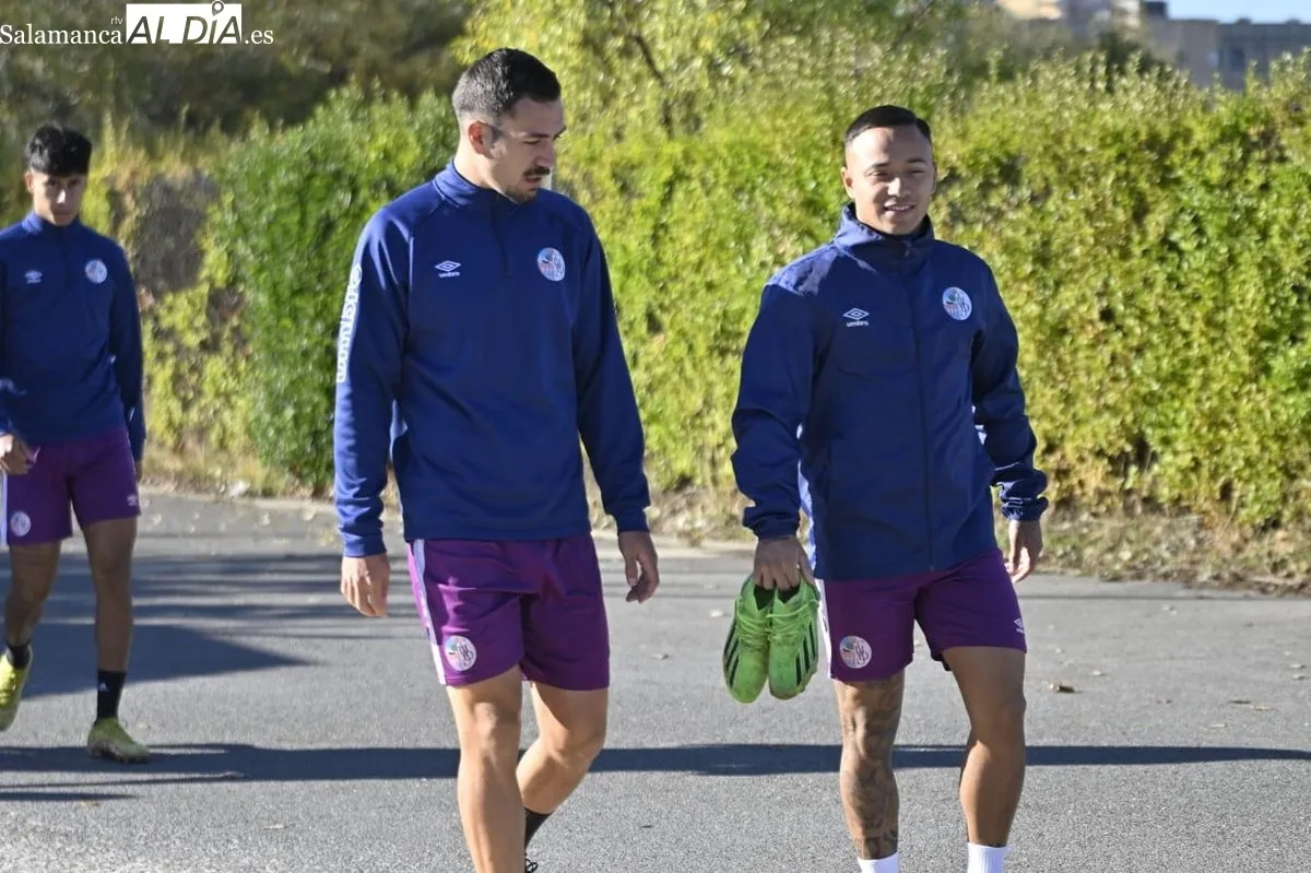 Entrenamiento del Salamanca UDS de este miércoles en el Anexo