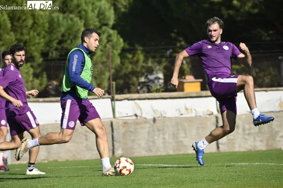 Entrenamiento del Salamanca UDS de este miércoles en el Anexo