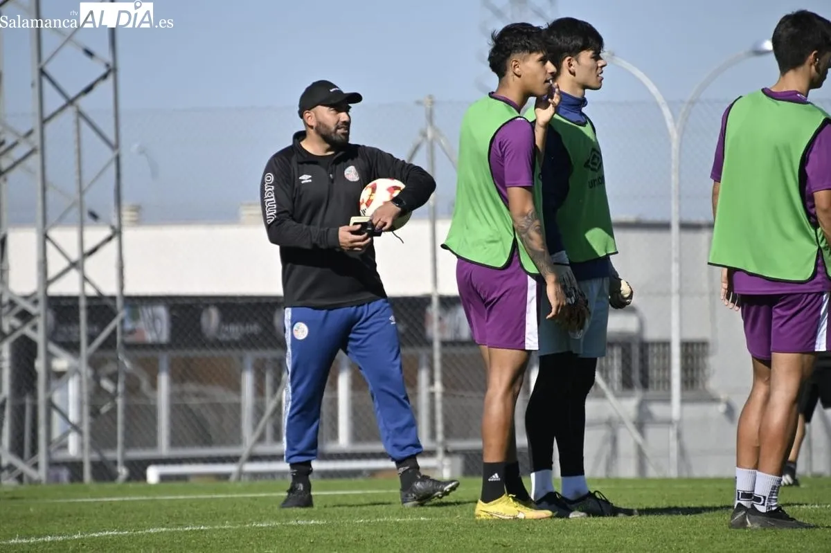 Entrenamiento del Salamanca UDS de este miércoles en el Anexo