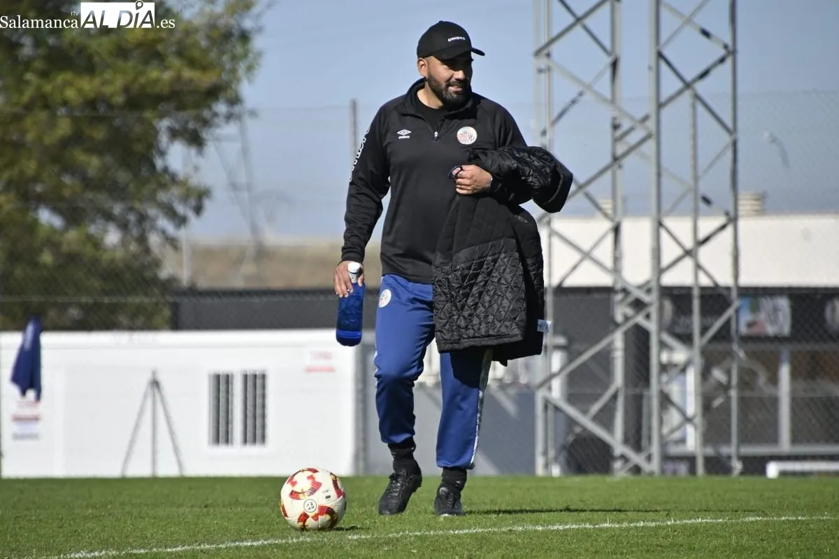 Entrenamiento del Salamanca UDS de este miércoles en el Anexo