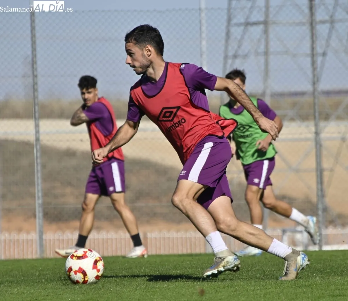 Entrenamiento del Salamanca UDS de este miércoles en el Anexo