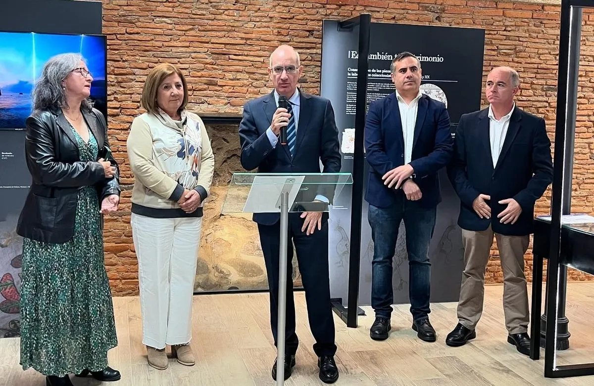 Inauguración del Centro de Interpretación del Bordado Serrano en Mogarraz. Foto Diputación de Salamanca