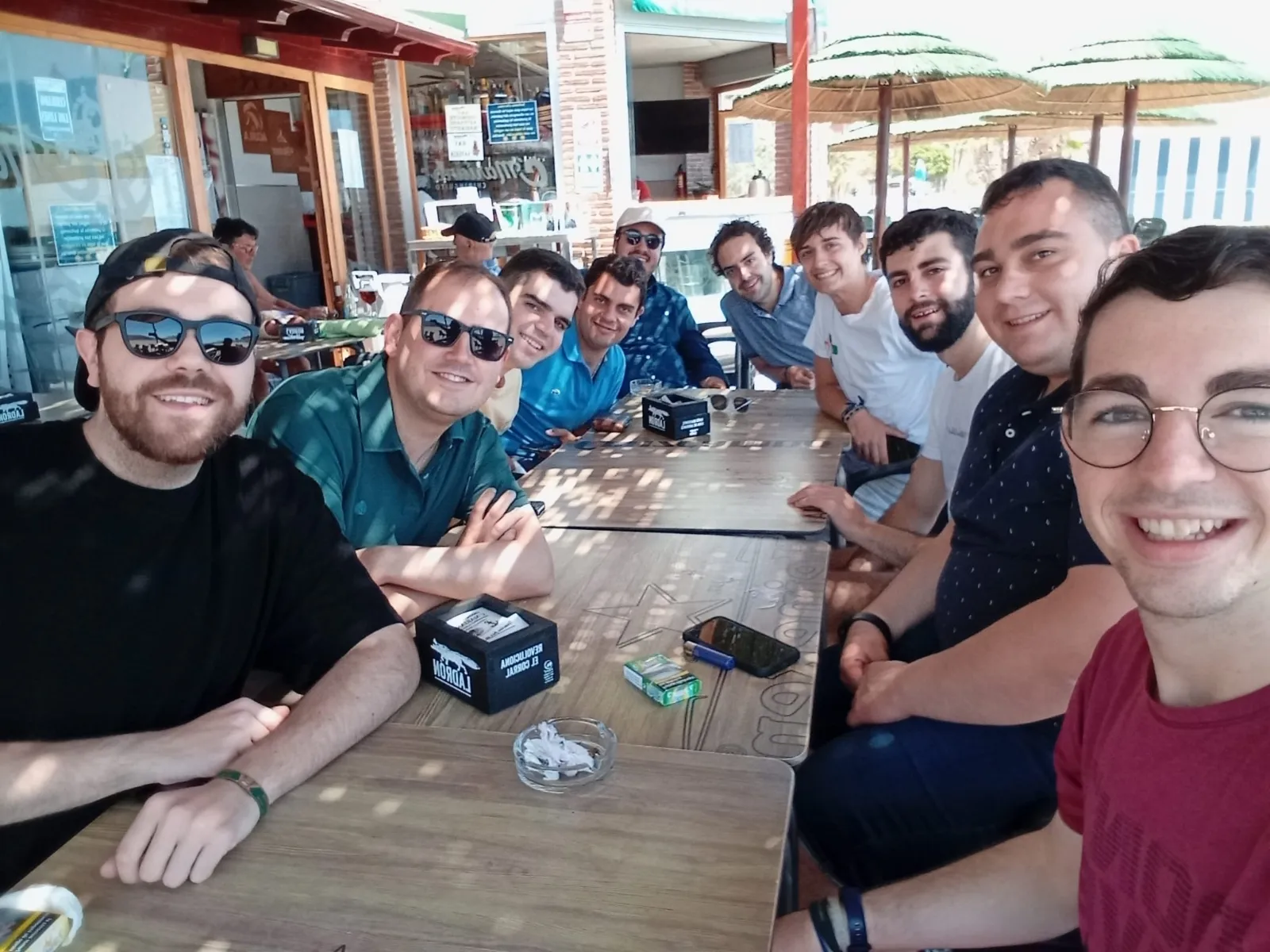 Mario, en diversas imágenes con sus amigos, el Obispo de Salamanca o durante una Eucaristía 