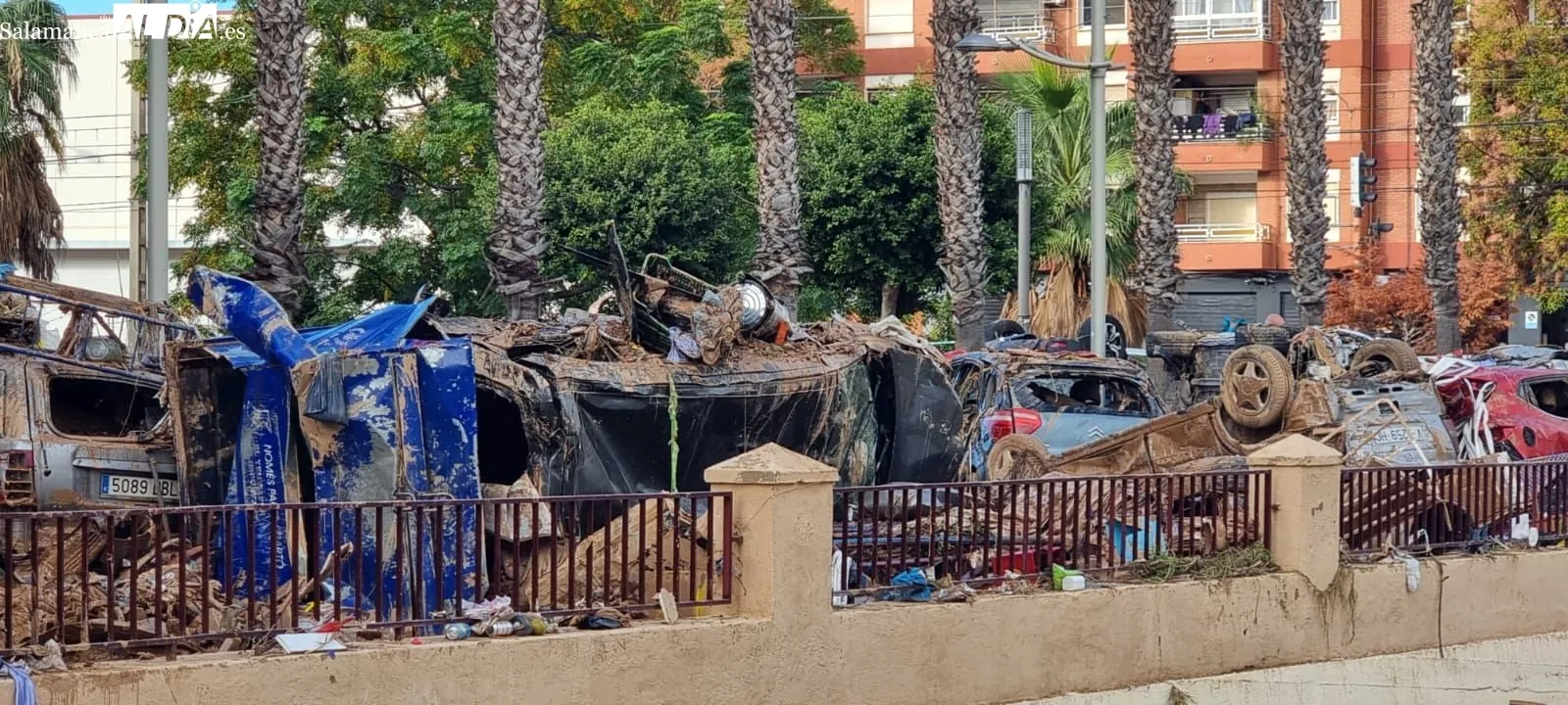 Fotos tomadas por salmantinos en la catástrofe de Valencia