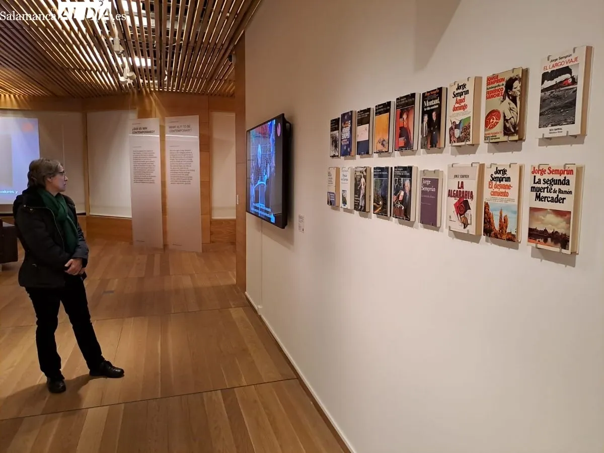  Exposición ‘Jorge Semprún. El largo viaje’ en el Centro Documental de la Memoria Histórica, en la plaza de los Bandos. Foto de Víctor Jiménez