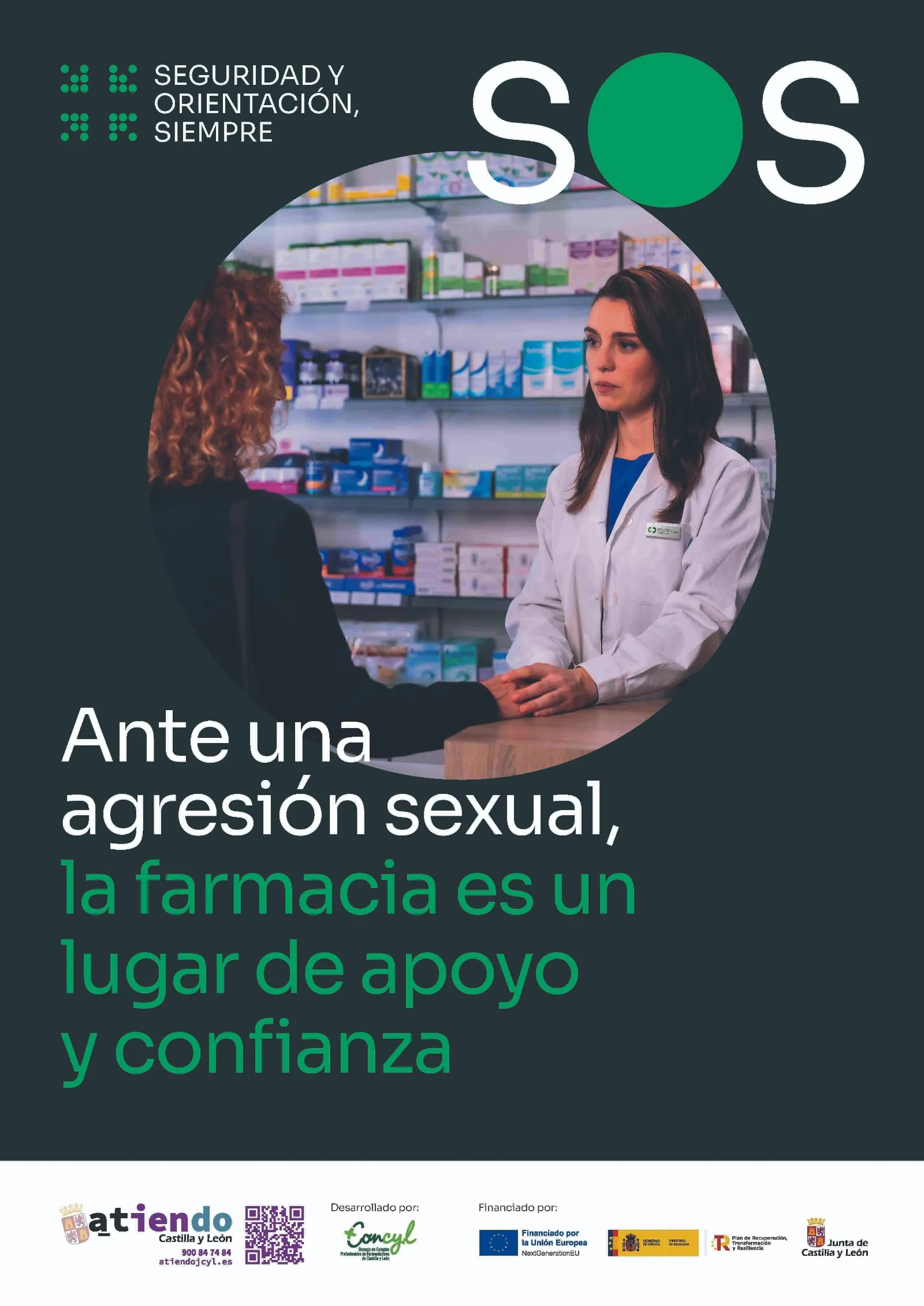 Foto 2 - Esta Navidad y siempre: ante una agresi&oacute;n sexual, la farmacia es un punto SOS  y un lugar de apoyo y confianza