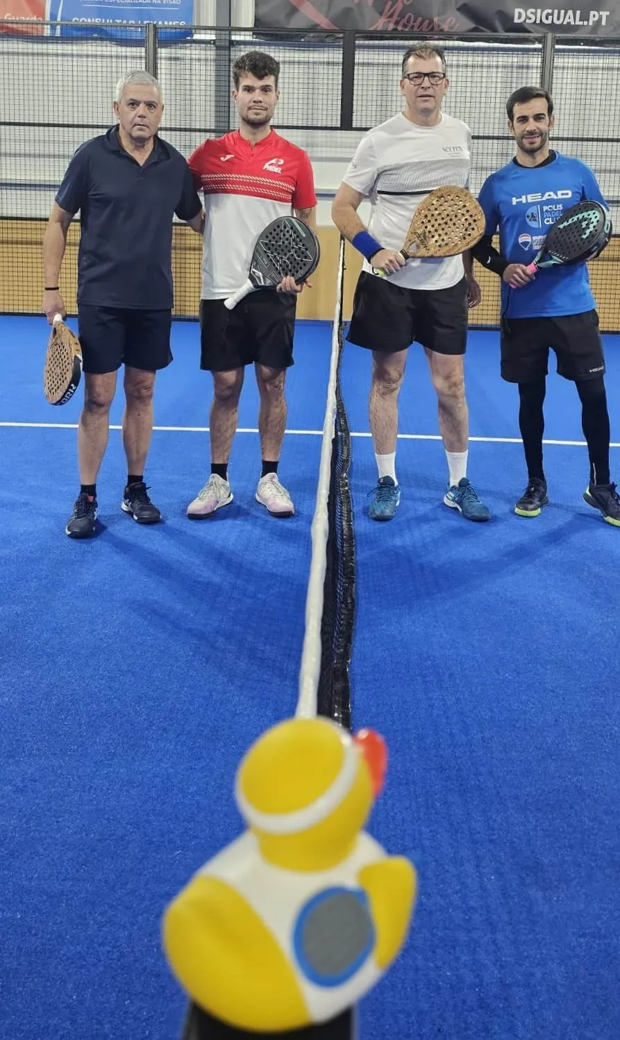 Foto 3 - Integrantes del Club de P&aacute;del de Ciudad Rodrigo ganan el Torneo de Navidad de Guarda