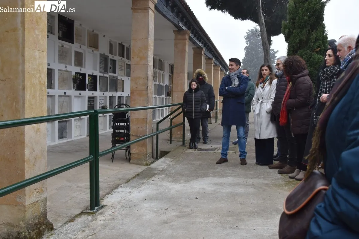 Homenaje a Unamuno en el Cementerio de Salamanca | FOTOS: Vanesa Martins