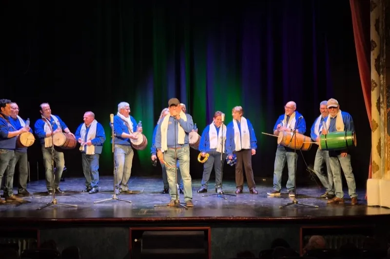La Comparsa Peñarandina en su concierto de Navidad