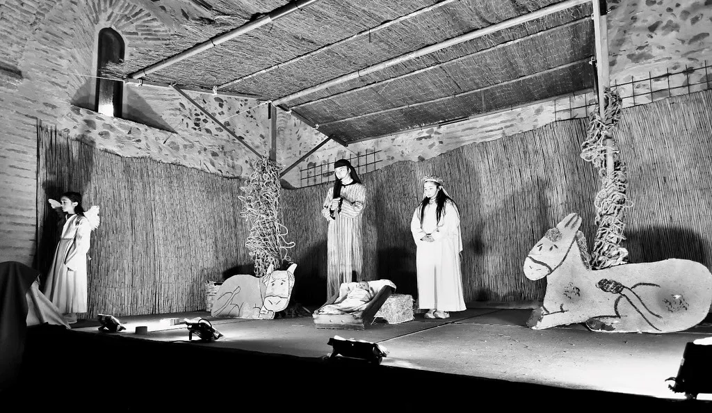 Foto 6 - Ni&ntilde;os y j&oacute;venes se encargan de escenificar el bel&eacute;n viviente en Sancti-Sp&iacute;ritus