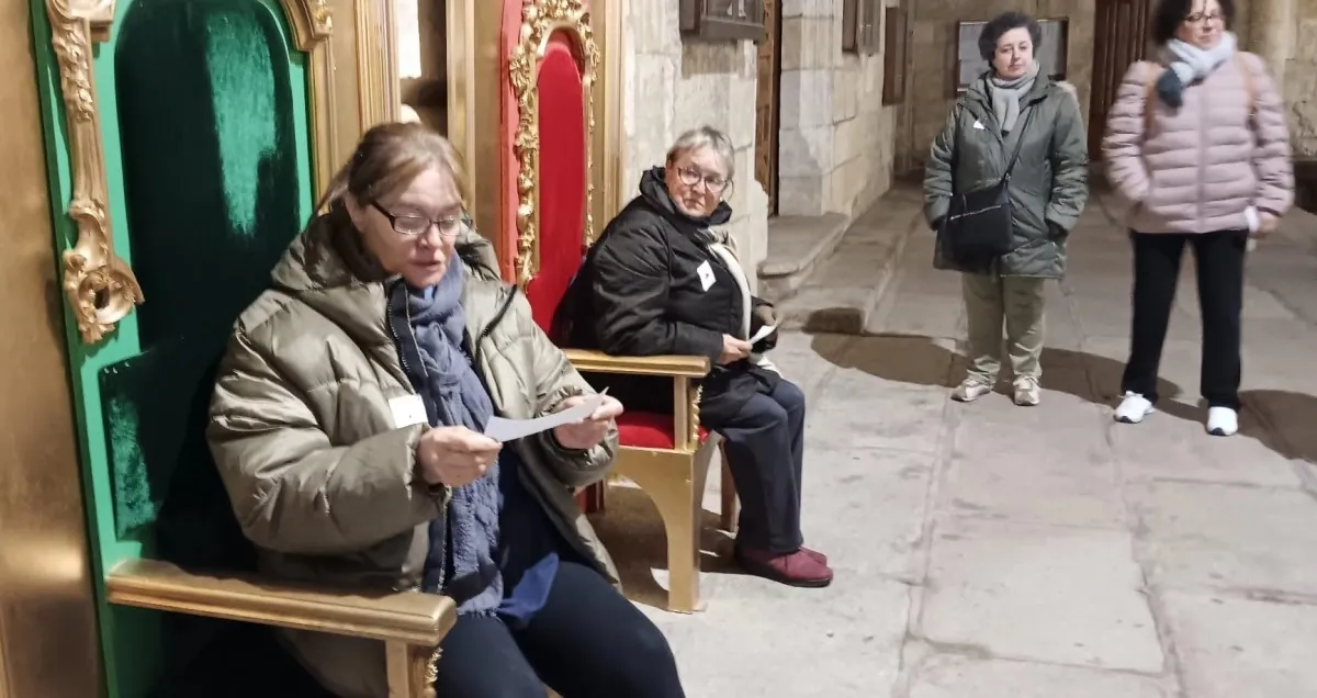 Foto 3 - Mirolibro lleva a cabo una ruta literaria por el centro de Ciudad Rodrigo