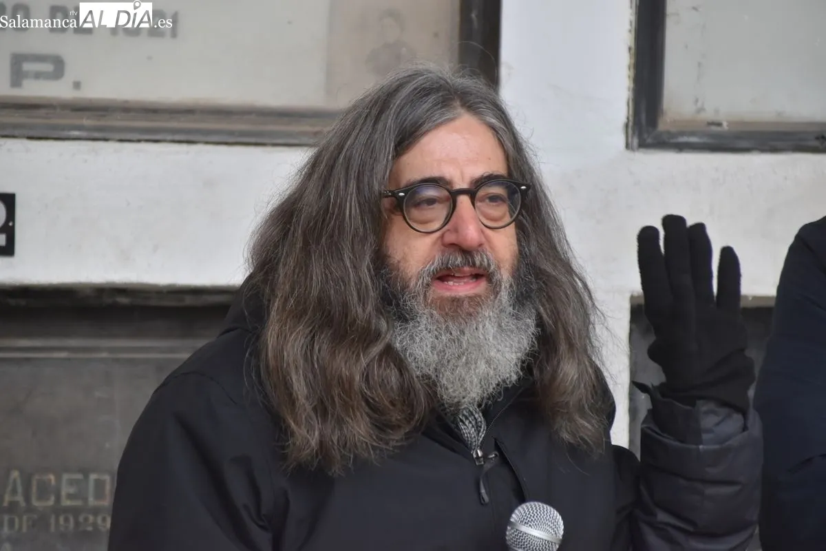 Homenaje a Unamuno en el Cementerio de Salamanca | FOTOS: Vanesa Martins