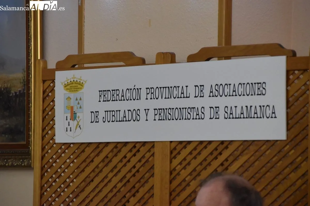 Asamblea de la Federación Provincial de Jubilados y Pensionistas de Salamanca. Foto de Vanesa Martins