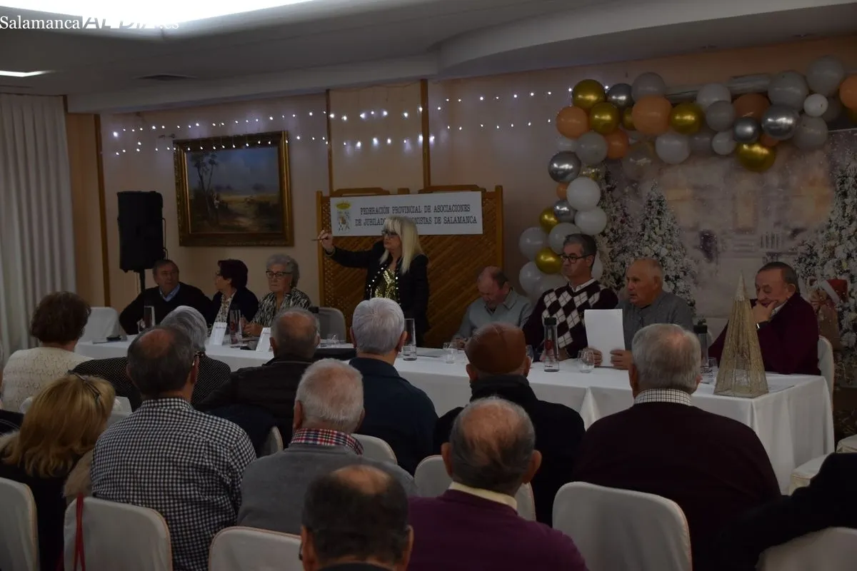 Asamblea de la Federación Provincial de Jubilados y Pensionistas de Salamanca. Foto de Vanesa Martins