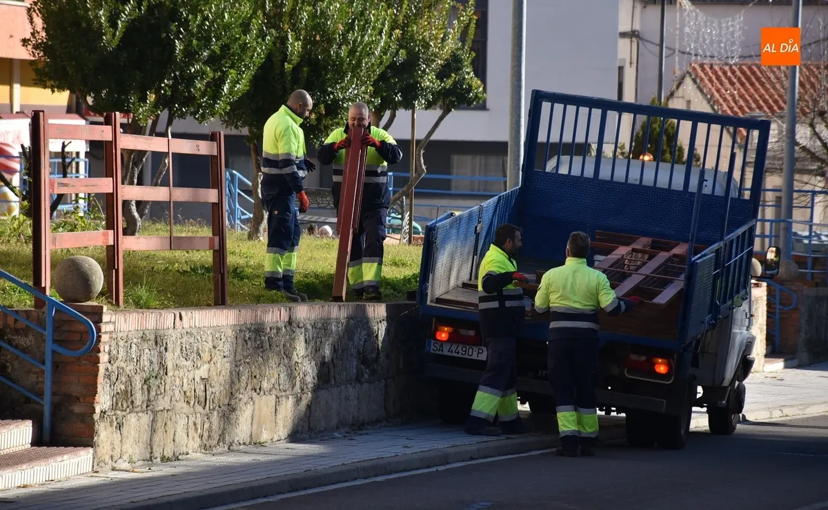 Foto 4 - Arranca el despliegue de las agujas de cara al Toro de San Sebasti&aacute;n y al Carnaval 2025