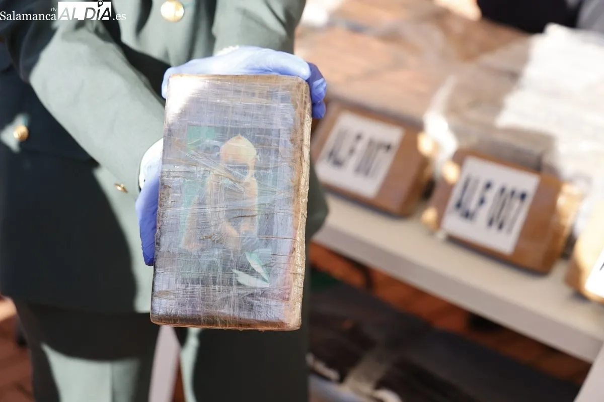 Desmantelada la mayor operación antidroga intervenida en Salamanca: más de 600 kilos de cocaína y tres personas detenidas | FOTOS: David Sañudo 